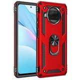 Gpack Xiaomi Mi 10T Lite Vega Tank Koruma Standlı Yüzüklü Mıknatıslı Kırmızı Kılıf