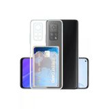 Gpack Xiaomi Mi 10T Pro Kılıf Kamera Korumalı Kartlıklı Setra Şeffaf Silikon