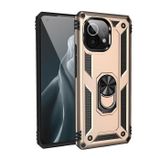 Gpack Xiaomi Mi 11 Lite Vega Tank Standlı Yüzüklü Mıknatıslı Gold Kılıf