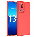 Gpack Xiaomi Mi 13 Lite Mara Lansman Silikon Mat Soft İçi Süet Kılıf turuncu