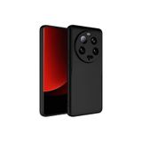 GPACK Xiaomi Mi 13 Ultra ile uyumlu Kılıf Mara Lansman Silikon Mat Soft İçi Kadife, Siyah