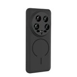 Gpack Xiaomi Mi 14 Ultra Uyumlu Kılıf Meta Araç Tutucu Ve M-Safe Şarj Özellikli Silikon