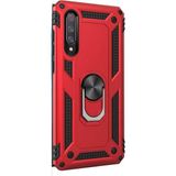 Gpack Xiaomi Mi 9 Çift Katmanlı Tank Yüzüklü Mıknatıslı Vega Kapak Kırmızı Cep Telefonu Kılıf