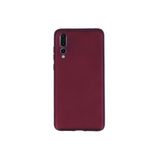 Gpack Xiaomi Mi 9 SE ile Uyumlu Kılıf, Premier Silikon, Esnek Arka Koruma, Nano Glass, Mürdüm