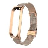 Gpack Xiaomi Mi Band 4 Kordon Clipsli Hasır Metal Kordon Zr