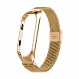 Gpack Xiaomi Mi Band 5 Clipsli Hasır Metal KRD 06 Gold Kordon