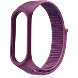 Gpack Xiaomi Mi Band 5 Kumaş Cırtcırt Velcro Mor Kordon