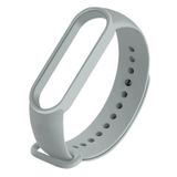 Gpack Xiaomi Mi Band 5 Silikon Renkli Gri Kordon