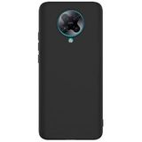 GPACK Xiaomi Poco F2 Pro ile uyumlu Kılıf Premier Silikon Esnek Koruma, Siyah