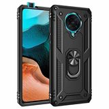 Gpack Xiaomi Poco F2 Pro Tank Koruma Vega Standlı Yüzüklü Mıknatıslı Siyah Kılıf