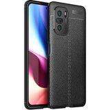 Gpack Xiaomi Poco F3 Niss Silikon Deri Görünümlü Siyah Kılıf