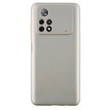 GPACK Xiaomi Poco M4 Pro 4G ile uyumlu Kılıf Mat Lüx Kamera Korumalı Premier Mat Silikon, Gold