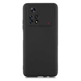 GPACK Xiaomi Poco M4 Pro 4G ile uyumlu Kılıf Mat Lüx Kamera Korumalı Premier Mat Silikon, Siyah