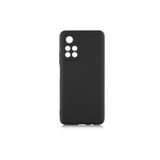Gpack Xiaomi Poco M4 Pro 5G ile Uyumlu Kılıf, Mat Korumalı, Soft Premier Silikon, Nano Glass, Siyah