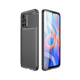 Gpack Xiaomi Poco M4 Pro 5G Kılıf Negro Karbon Görünüm Kamera Korumalı Silikon Nano Glass