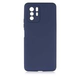 GPACK Xiaomi Poco X3 GT ile uyumlu Kılıf Kamera Korumalı Premier Mat Silikon, Lacivert