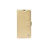 GPACK Xiaomi Poco X3 GT ile uyumlu Kılıf Kar Delüx Cüzdan Kartvizitli Standlı Kopçalı, Gold
