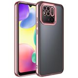 GPACK Xiaomi Redmi 10C ile uyumlu Kılıf Logo Gösteren Kamera Korumalı Silikon, Bronz