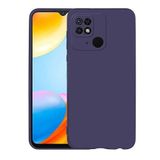 GPACK Xiaomi Redmi 10C ile uyumlu Kılıf Mat Korumalı Premier Mat Silikon, Lacivert
