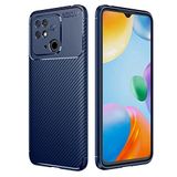 GPACK Xiaomi Redmi 10C ile uyumlu Kılıf Negro Karbon Kamera Korumalı Silikon Lüx, Lacivert