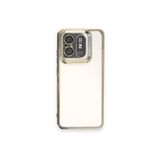 Gpack Xiaomi Redmi 12C ile Uyumlu Kılıf, Kamera Korumalı, Silikon, Gold
