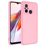 GPACK Xiaomi Redmi 12C ile uyumlu Kılıf Mara Lansman Silikon Mat Soft İçi Süet, Pembe