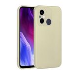 GPACK Xiaomi Redmi 12C ile uyumlu Kılıf Premier Mat Silikon Renkli Lüx Korumalı, Gold