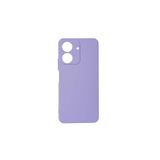 Gpack Xiaomi Redmi 12C ile Uyumlu Kılıf, Renkli Lüx Korumalı Premier Mat Silikon+Nano, Mor