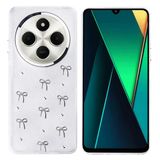 Gpack Xiaomi Redmi 14C 4G Uyumlu Kılıf Kenarlar Airbagli Simli Şeffaf Kutup Kapak