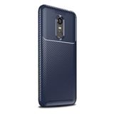 GPACK Xiaomi RedMi 5 Plus ile uyumlu Kılıf Negro Karbon Dizayn Silikon, Lacivert