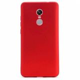 GPACK Xiaomi RedMi 5 Plus ile uyumlu Kılıf Premier Silikon Arka Kapak, Kırmızı