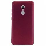 GPACK Xiaomi RedMi 5 Plus ile uyumlu Kılıf Premier Silikon Arka Kapak, Mürdüm
