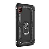 Gpack Xiaomi Redmi 7A Vega Standlı Yüzüklü Mıknatıslı Nano Glass Siyah Cep Telefonu Kılıf
