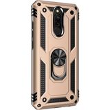 Gpack Xiaomi Redmi 8 Çift Katmanlı Tank Yüzüklü Mıknatıslı Vega Kapak Gold Cep Telefonu Kılıf