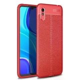 Gpack Xiaomi Redmi 9A Niss Silikon Deri Görünümlü Siyah Kılıf