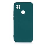 Gpack Xiaomi Redmi 9C Mara Silikon Mat Soft Kamera Korumalı Lansman Yeşil Kılıf