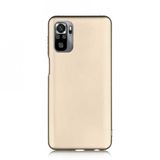 Gpack Xiaomi Redmi Note 10 Korumalı Premier Mat Silikon Bronz Kılıf