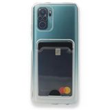 Gpack Xiaomi Redmi Note 10S Kilif 1 Adet Kartlikli Seffaf Silikon Lux Korumali
