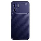 GPACK Xiaomi Redmi Note 11E ile uyumlu Kılıf Negro Karbon Kamera Korumalı Silikon Lüx, Lacivert