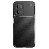GPACK Xiaomi Redmi Note 11E ile uyumlu Kılıf Negro Karbon Kamera Korumalı Silikon Lüx, Siyah