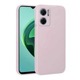 GPACK Xiaomi Redmi Note 11E ile uyumlu Kılıf Renkli Lüx Korumalı Premier Mat Silikon, Bronz