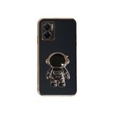 Gpack Xiaomi Redmi Note 11e Kılıf, Kamera Korumalı, Astronot Desenli, Standlı, Silikon, Siyah