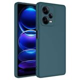 GPACK Xiaomi Redmi Note 12 Pro Plus 5G ile uyumlu Kılıf Mara Lansman Silikon Mat Soft Kamera Korumalı, Koyu Yeşil