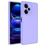 GPACK Xiaomi Redmi Note 12 Pro Plus 5G ile uyumlu Kılıf Mara Lansman Silikon Mat Soft Kamera Korumalı, Lila