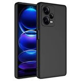 GPACK Xiaomi Redmi Note 12 Pro Plus 5G ile uyumlu Kılıf Mara Lansman Silikon Mat Soft Kamera Korumalı, Siyah