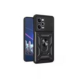 Gpack Xiaomi Redmi Note 12 Pro Plus 5G Kılıf Sert Silikon Tank Aramid Sürgülü Vega Yüzüklü