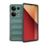 GPACK Xiaomi Redmi Note 13 Pro 4G ile uyumlu Kılıf Etnik Optimum Mat Kamera Korumalı Silikon, Yeşil