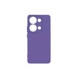 GPACK Xiaomi Redmi Note 13 Pro 4G ile uyumlu Kılıf Lüx Biye Kamera Korumalı Mat Silikon, Lila