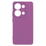 GPACK Xiaomi Redmi Note 13 Pro 4G ile uyumlu Kılıf Lüx Biye Kamera Korumalı Mat Silikon, Mor