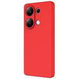 GPACK Xiaomi Redmi Note 13 Pro 4G ile uyumlu Kılıf Mara Lansman Silikon Mat Soft Kamera Korumalı, Kırmızı